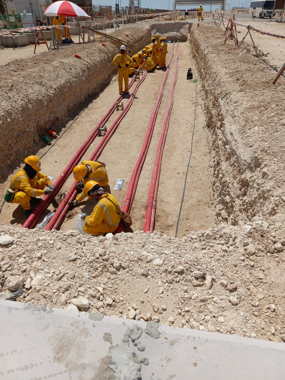 RLIC NFE EPC3 — civil works and aerial map