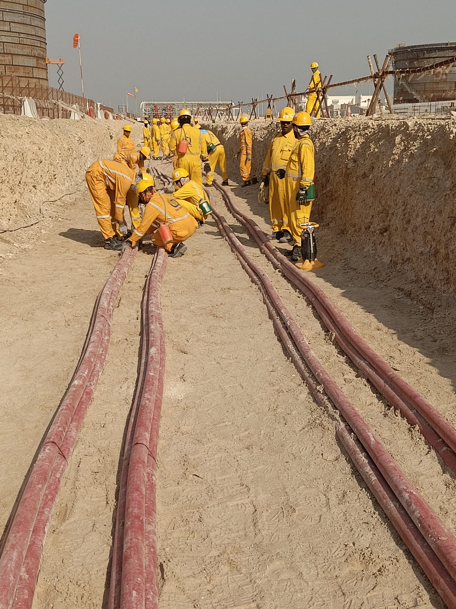 RLIC NFE EPC3 — site works and route plan